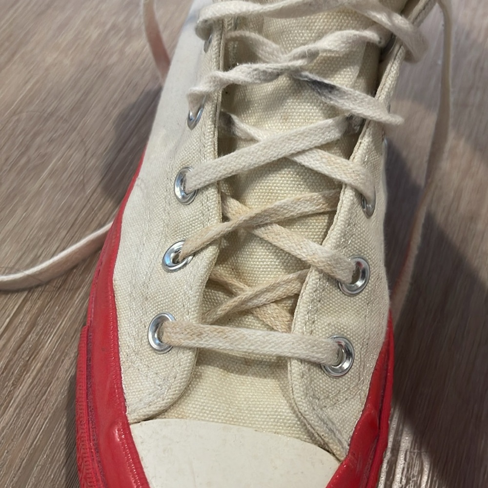 Comme des Garçons PLAY Converse Red Sole High Top - Picture 10 of 13